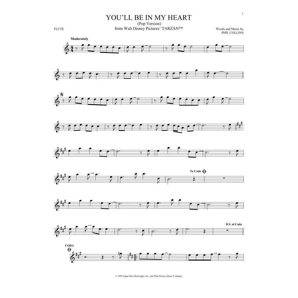 You'll Be In My Heart (Pop Version) (from Tarzan)