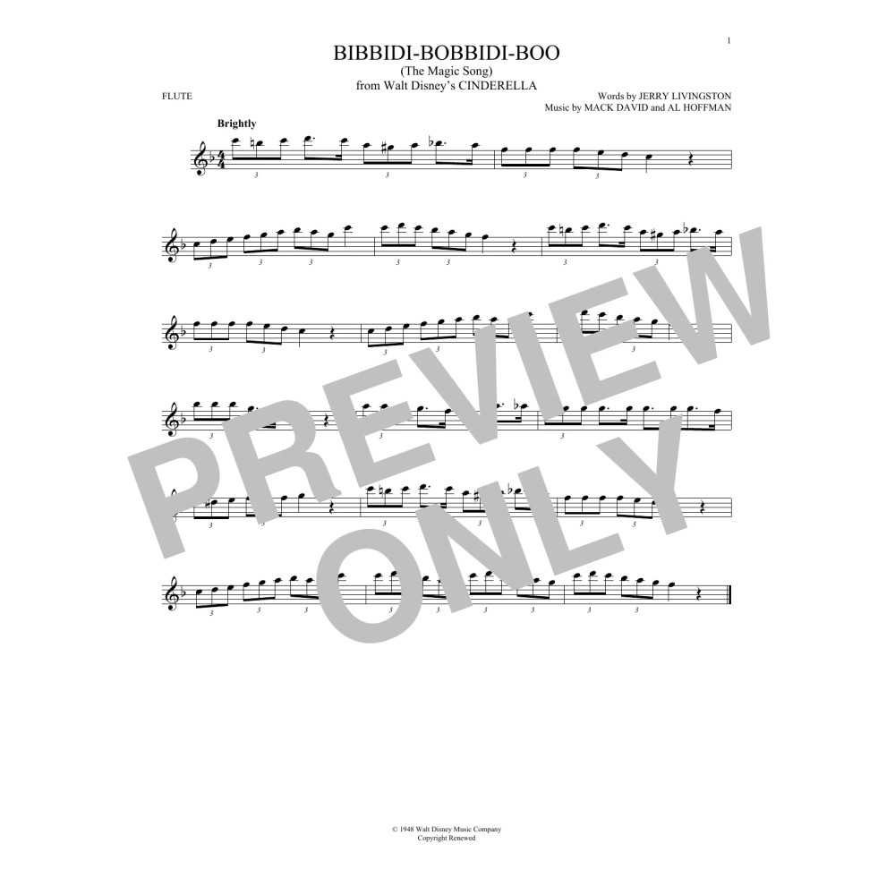 Bibbidi-Bobbidi-Boo (The Magic Song) (from Cinderella)