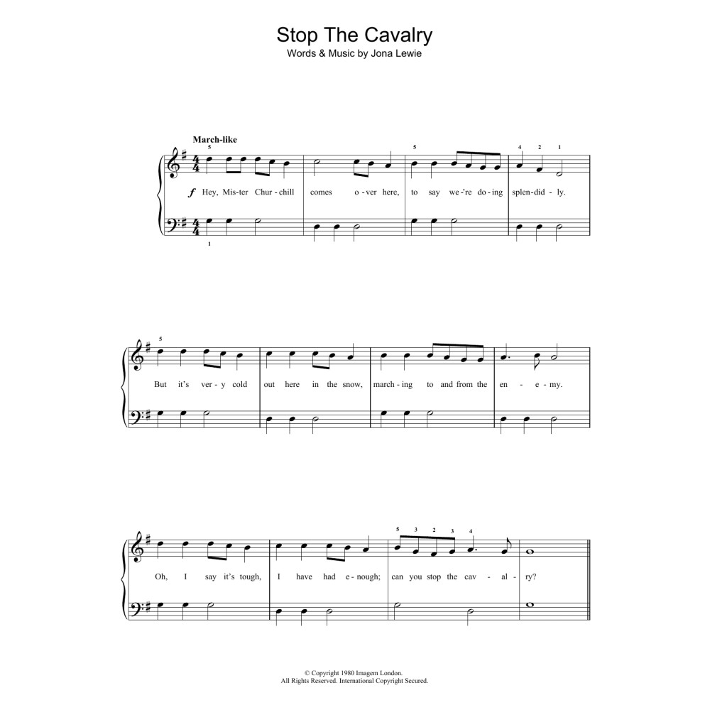 Stop The Cavalry