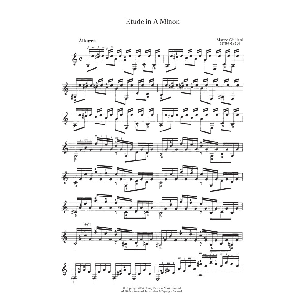 Etude In A Minor