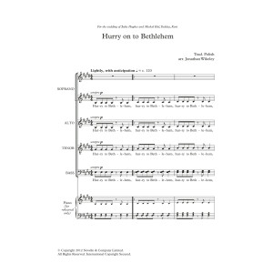 Hurry On To Bethlehem (arr. Jonathan Wikeley)