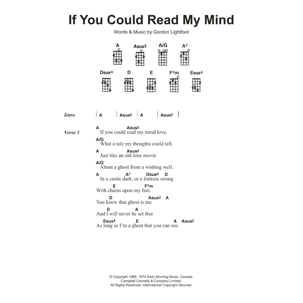 If You Could Read My Mind