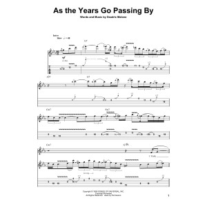As The Years Go Passing By