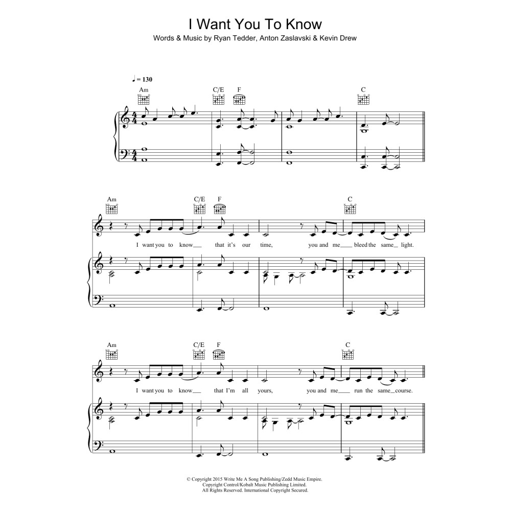 I Want You To Know (featuring Selena Gomez)