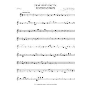If I Never Knew You (End Title) (from Pocahontas)