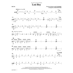 Lost Boy (arr. Mark Brymer) - Drums