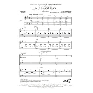 A Thousand Years (arr. Mac Huff)
