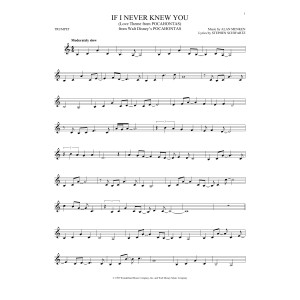 If I Never Knew You (End Title) (from Pocahontas)
