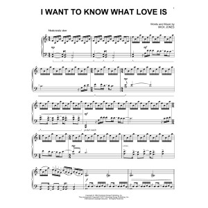 I Want To Know What Love Is