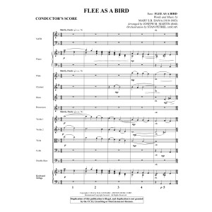 Flee As a Bird - Score