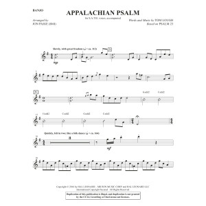 Appalachian Psalm - Banjo