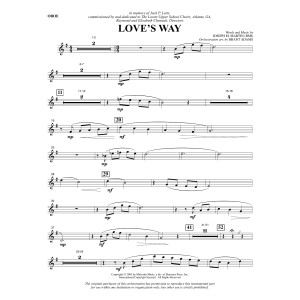 Love's Way - Oboe