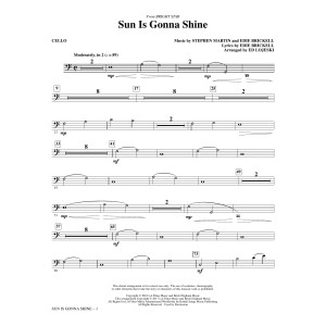 Sun Is Gonna Shine (from Bright Star) - Cello