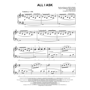 All I Ask [Classical version] (arr. Phillip Keveren)