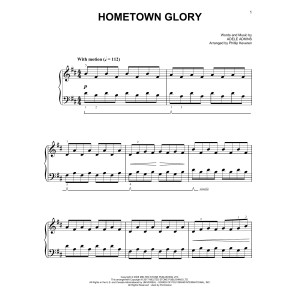 Hometown Glory [Classical version] (arr. Phillip Keveren)