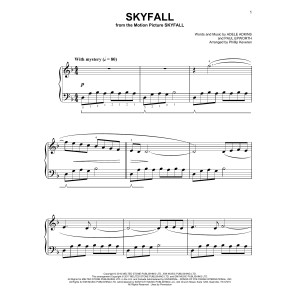 Skyfall [Classical version] (arr. Phillip Keveren)