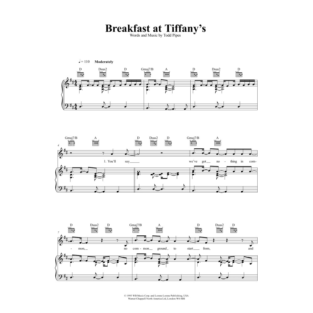 Breakfast At Tiffany's