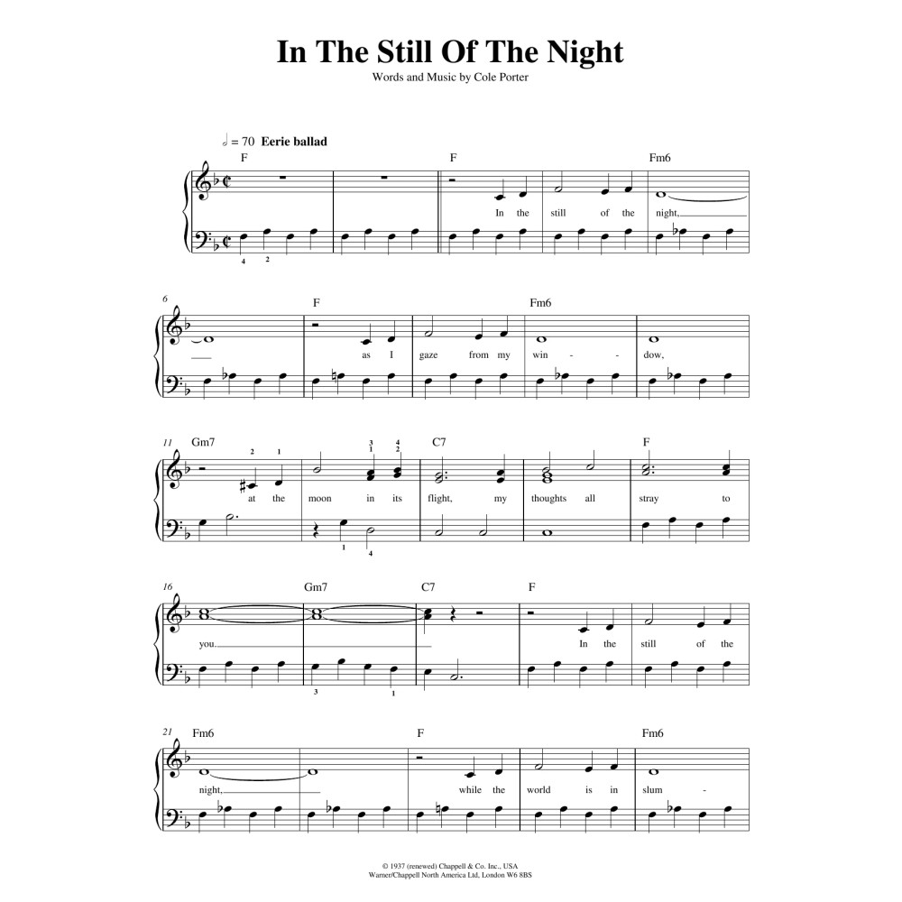 In The Still Of The Night