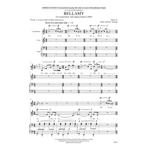 Bellamy (for counter-tenor, tenor and harp)