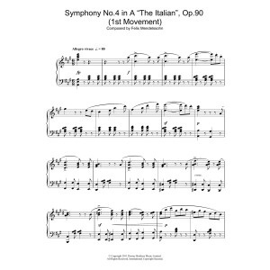 Symphony No.4 'The Italian' (1st Movement: Allegro Vivace)