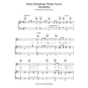 When Somebody Thinks You're Wonderful