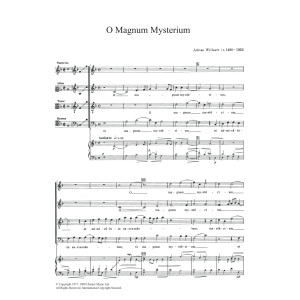 O Magnum Mysterium