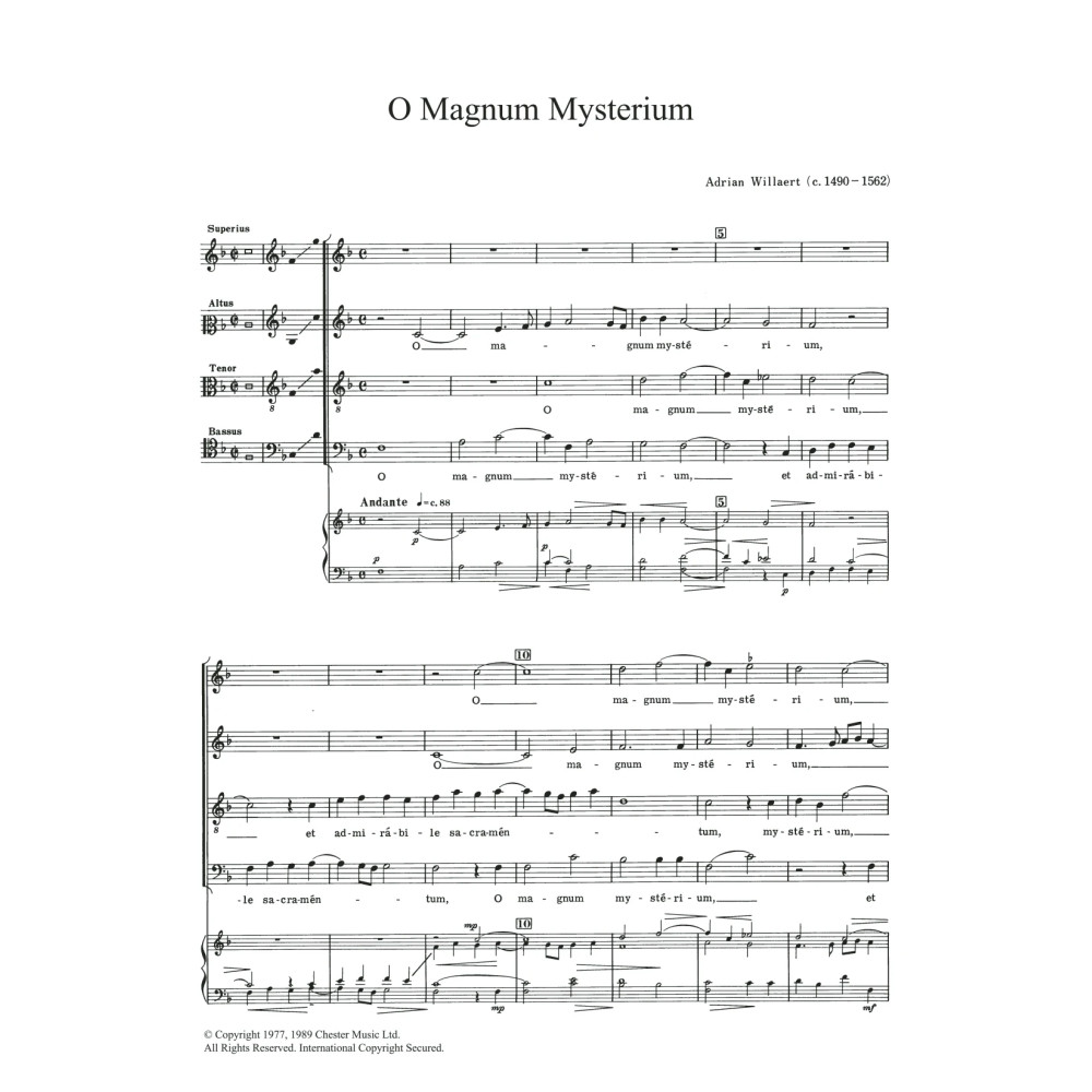 O Magnum Mysterium