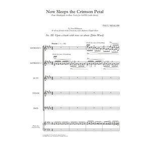 Upon A Bank With Roses Set About (from 'Four Madrigals on Rose Texts')