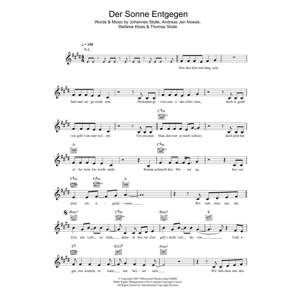 Der Sonne Entgegen