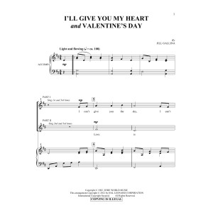 I'll Give You My Heart & Valentine's Day