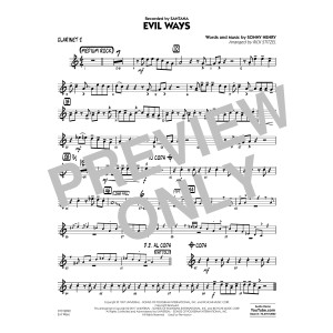 Evil Ways - Bb Clarinet 2