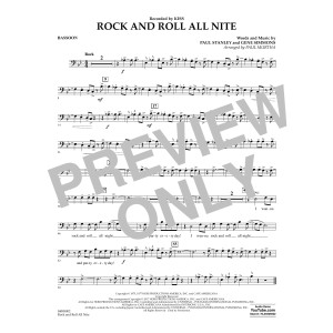Rock and Roll All Nite - Bassoon