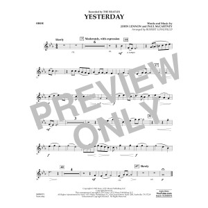 Yesterday - Oboe