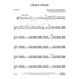 Crazy Train - Marimba 1