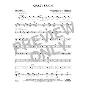 Crazy Train - Percussion 2