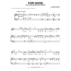 For Good (from Wicked)