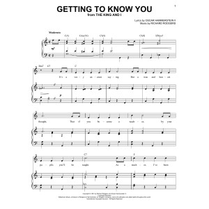 Getting To Know You