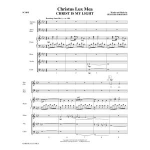 Christus Lux Mea - Full Score