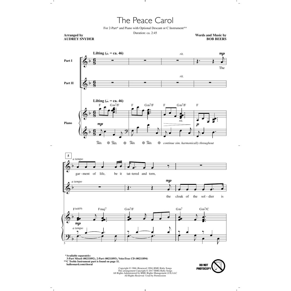 The Peace Carol