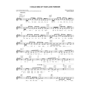 I Could Sing Of Your Love Forever