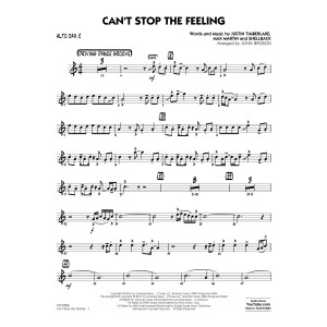 Can't Stop the Feeling - Alto Sax 2