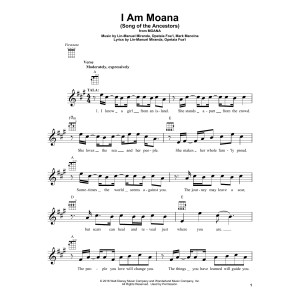 I Am Moana (Song Of The Ancestors) (from Moana)