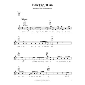 How Far I'll Go (from Moana)