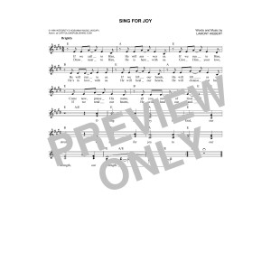 Sing For Joy