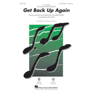 Get Back Up Again (from Trolls) (arr. Mac Huff) - Synthesizer