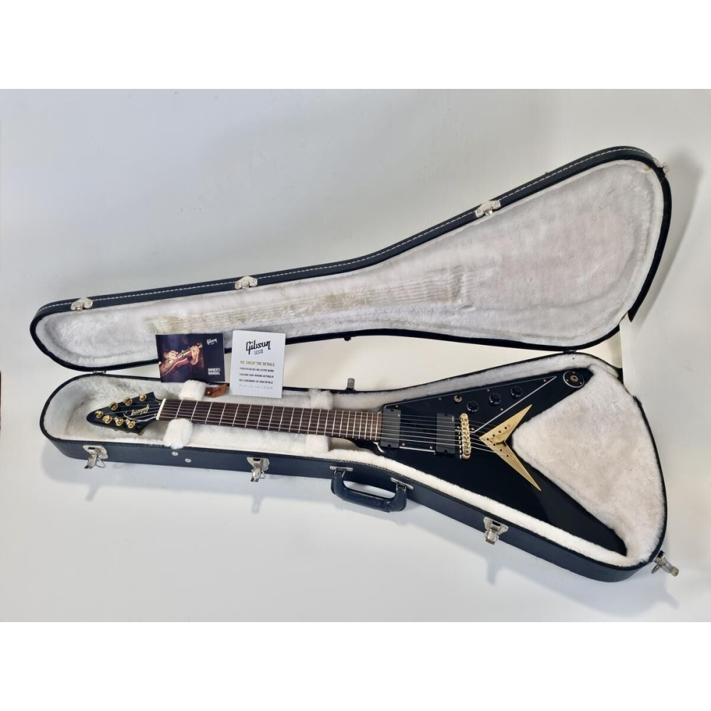 Gibson Flying V 7 cordes 2011 Ebony