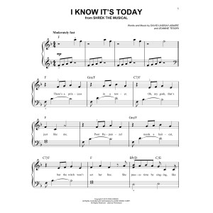 I Know It's Today