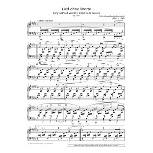 Song without Words in E major