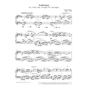 Arabesque No.1 in E major