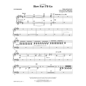 How Far I'll Go (from Moana) (arr. Ed Lojeski) - Synthesizer